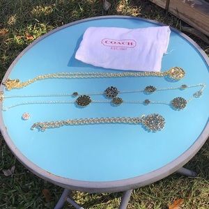 Coach jewelry bundle